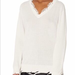 IRO Jeans PAO cashmere blend distressed sweater XS